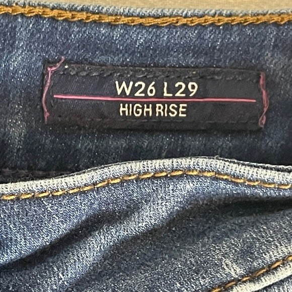 Vigoss Ace Super Skinny Cropped Distressed Jeans 26 - Picture 4 of 7